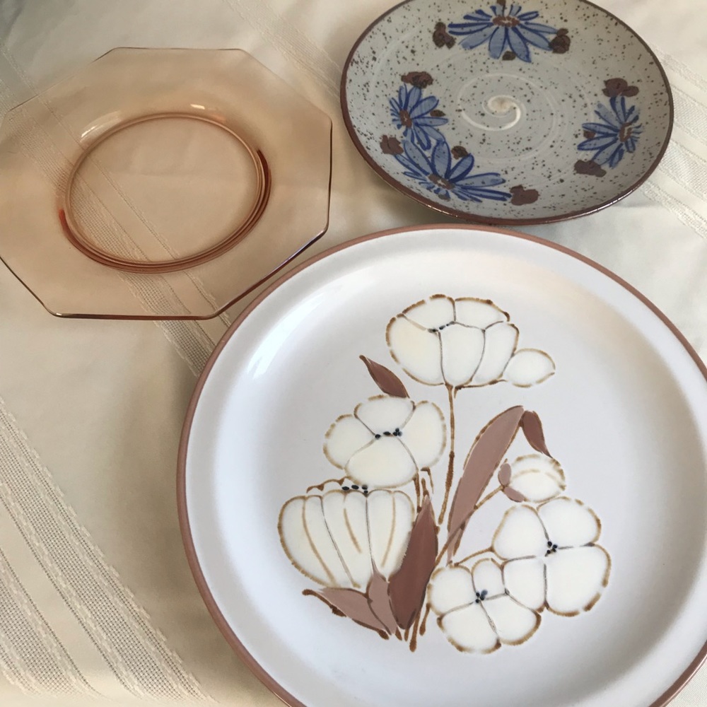 Lot of 3 Mixed Plates